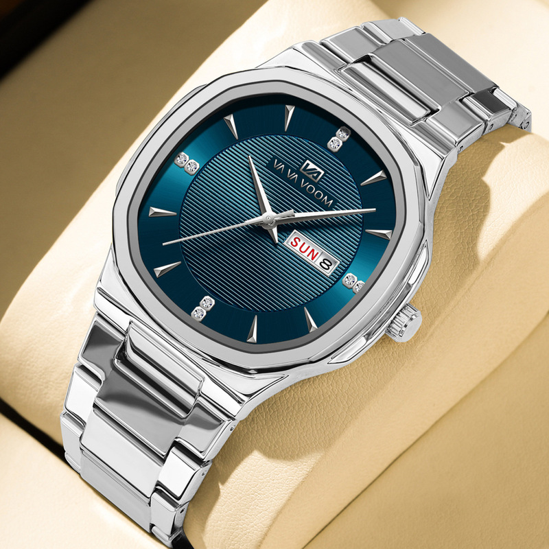 2025 New Vava Voom Brand Fashion Business Men's Watch Calendar Model Quartz Waterproof Men's Watch