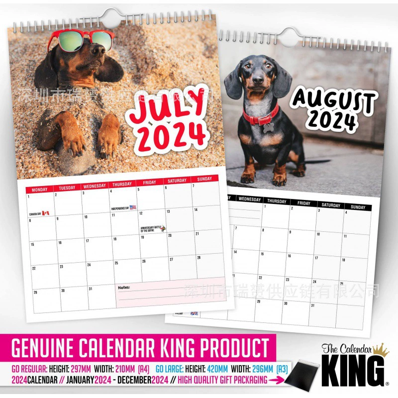 Календарь 2025 Cheeky Dachshunds