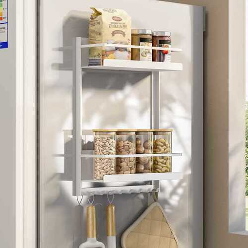 Wholesale Japanese magnetic fridge storage shelf side organizer kitchen home multi-functional side spice rack