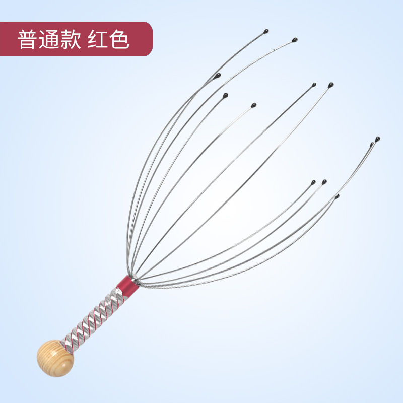 八爪魚五爪頭部マッサージ器ボール頭皮が頭を撫でてかゆいマッサージ魂抽出器神器|undefined