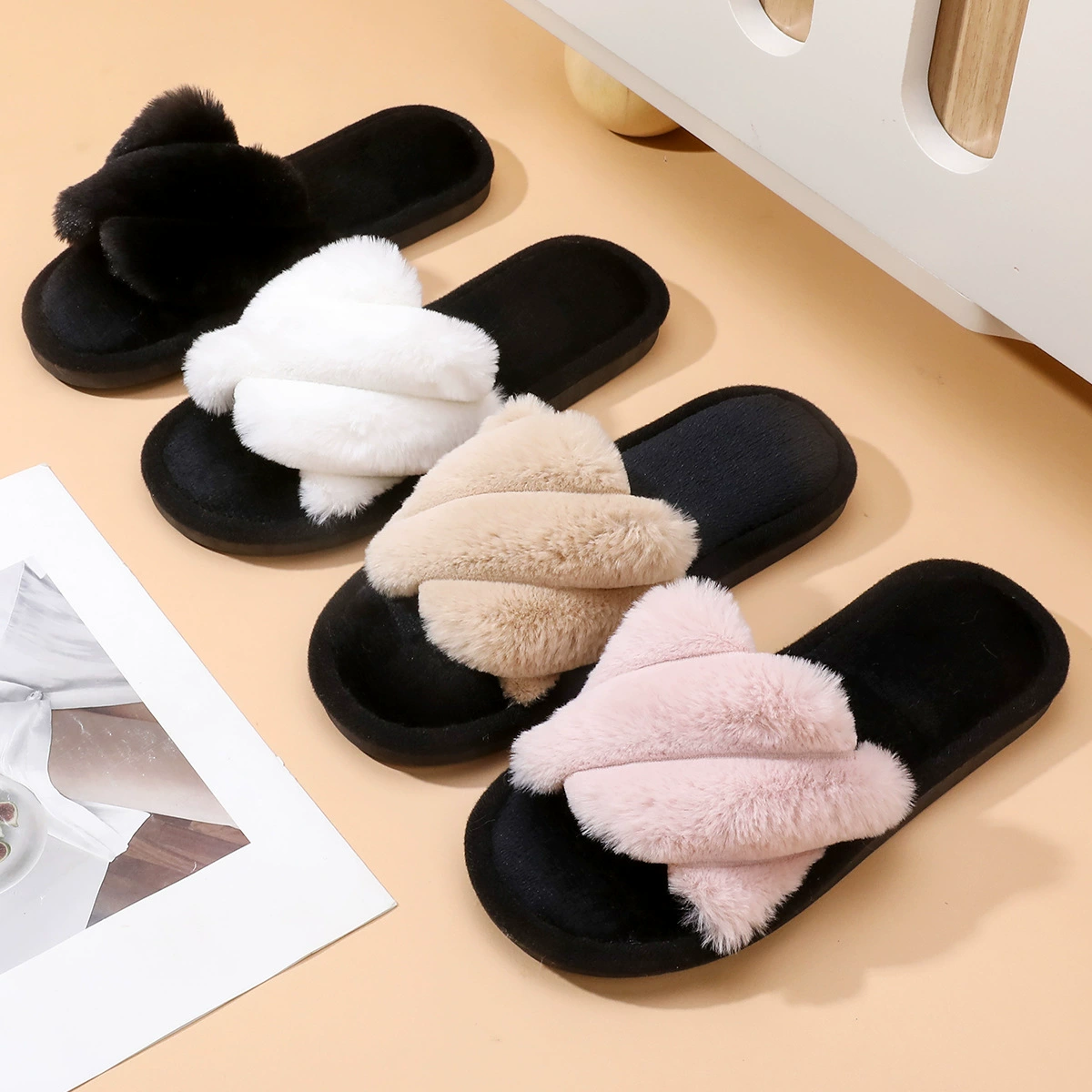 Winter fuchsia slippers, (Physicals)