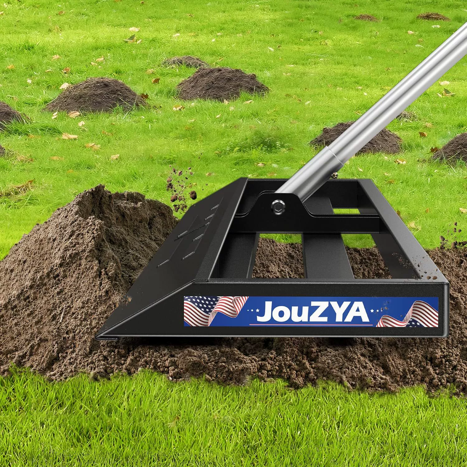 Разборная гладильная лопата для газона из нержавеющей стали Amazon, инструмент для выравнивания газона