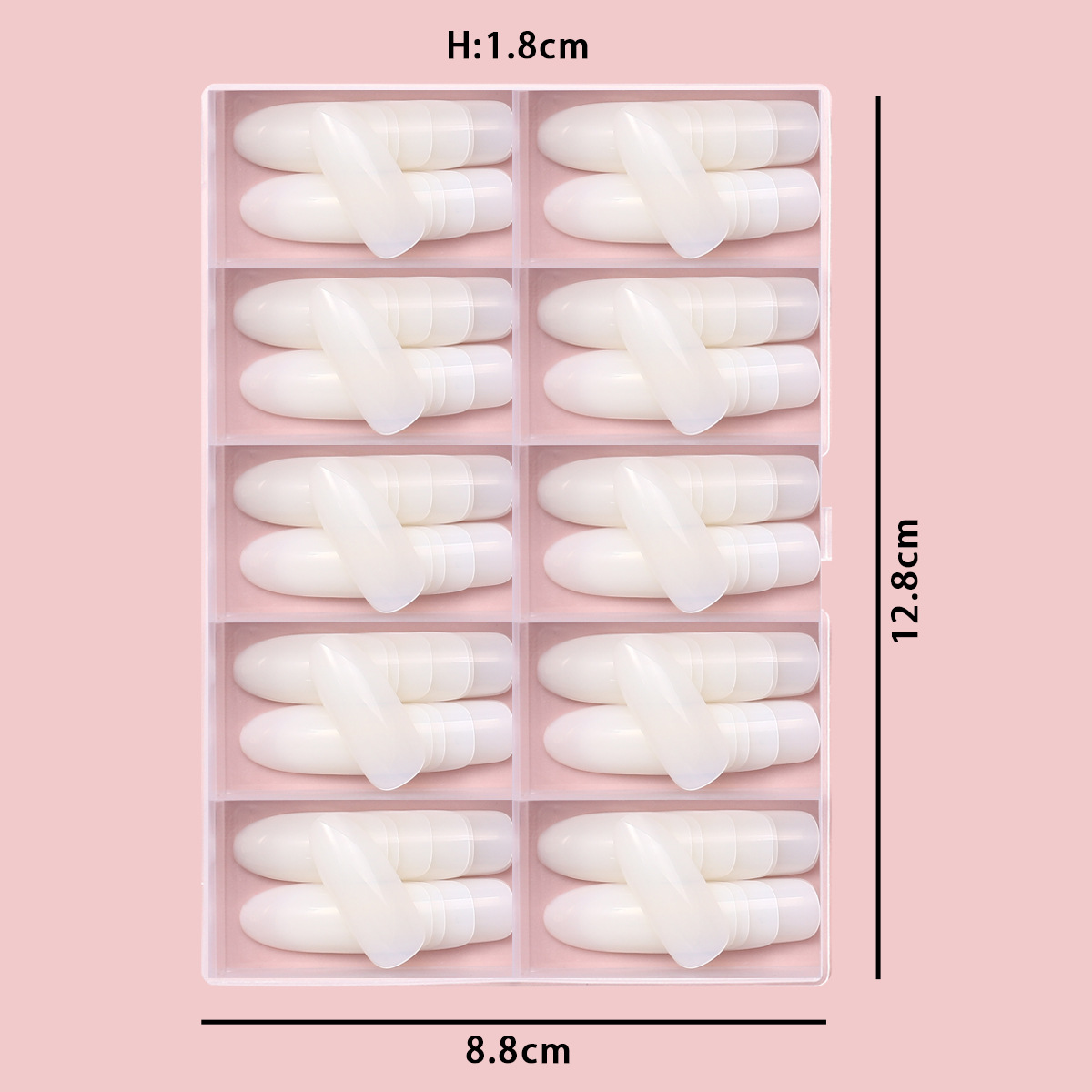 Parche de manicura para usar uñas de verano medio largo alto 150 piezas de caja de armadura parche de uñas falsas productos terminados al por mayor