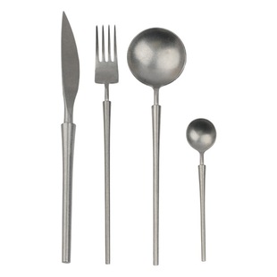 Vintage Snowflake Sand Western Food Steak Knife and Fork Spoon Dessert Fork Spoon 304 Stainless Steel Old Coffee Spoon Fork Amazon