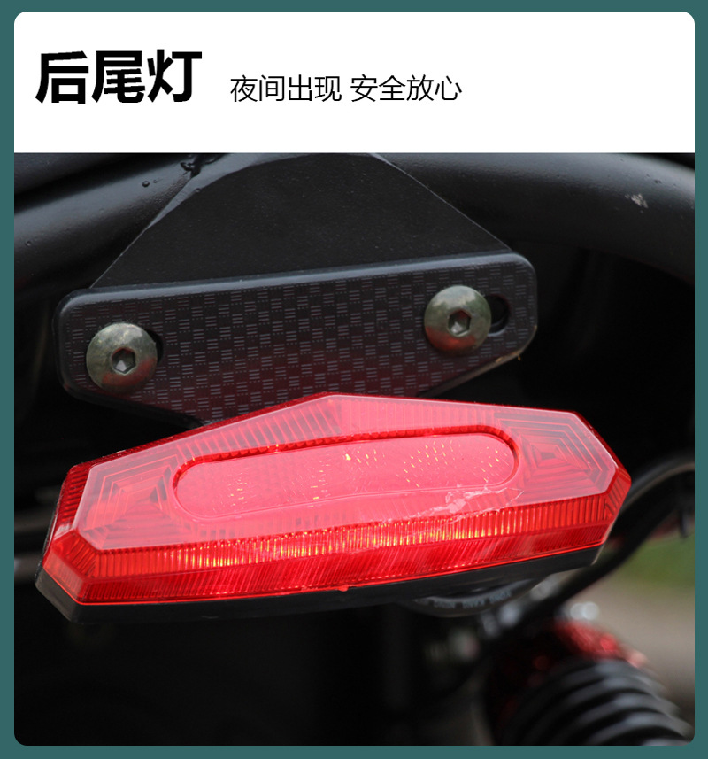 Dingzun Exports Little Prince Harley Electric Car Electric Motorcycle Scooter Battery Car Wide Tire Adult Retro