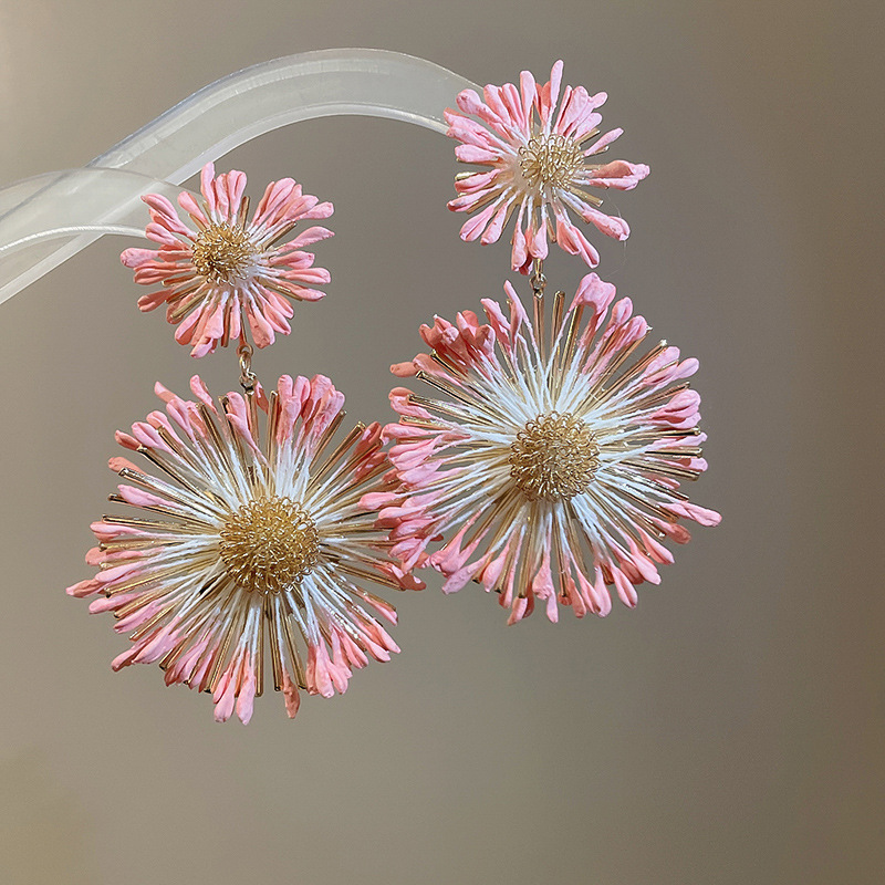 Aguja de plata-oro-rosa oscuro