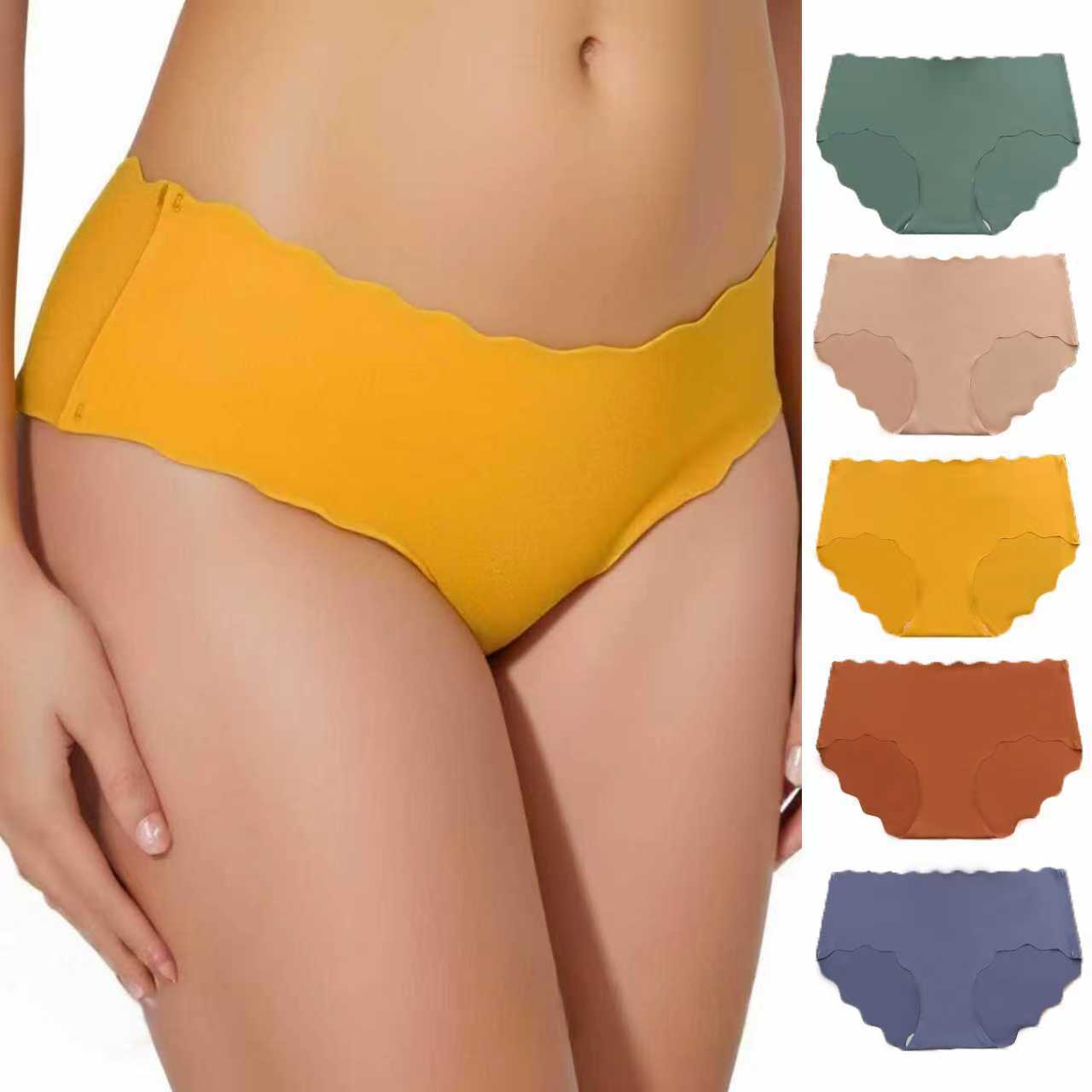 Hielo transfronterizo sin marcas ropa interior de secado rápido delgada de algodón transpirable comercio exterior de tamaño grande damas al por mayor entrepierna de algodón