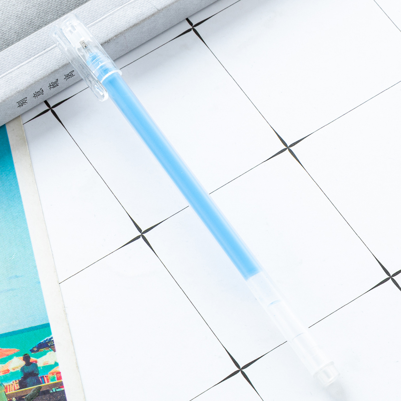 Pen de alto brillo pastel marca de estudiante color papelería de oficina resaltador álbum de bricolaje de gran capacidad tarjeta negra lápiz flash