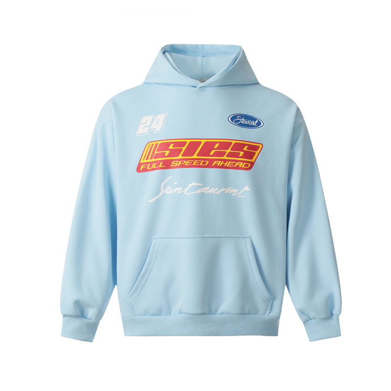 Men's Clothing National Fashion Street Niche Design Sense Letter Printing Loose Hooded Sweater Men's Handsome All-match Casual Hoodie_voghion.com