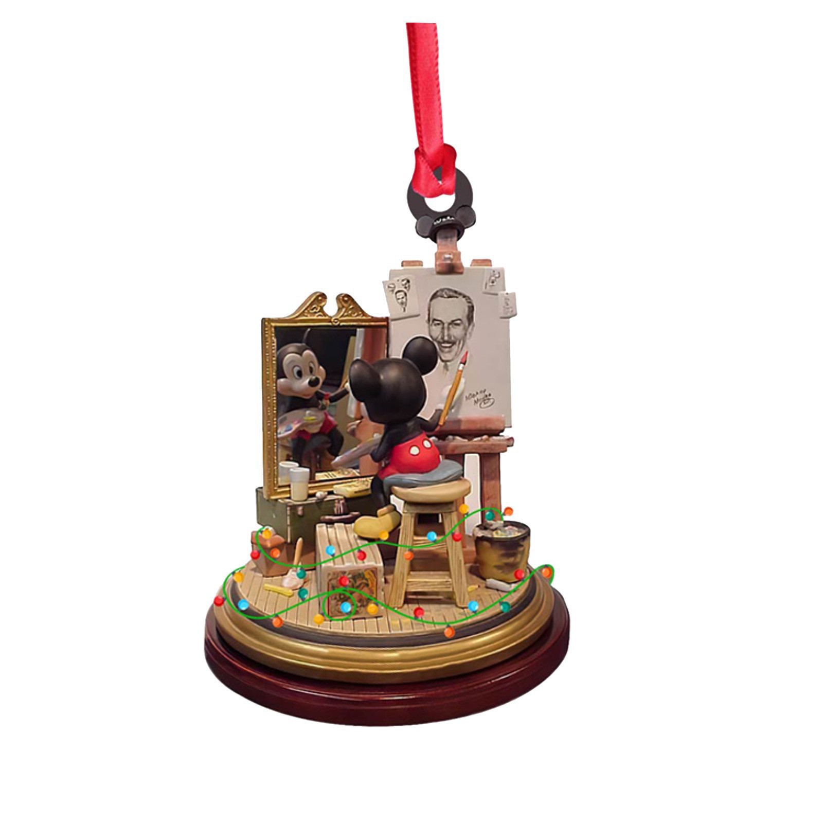 Transfronterizos nuevos Amazon Navidad árbol de Navidad colgante decoración acrílico plano colgante creativo