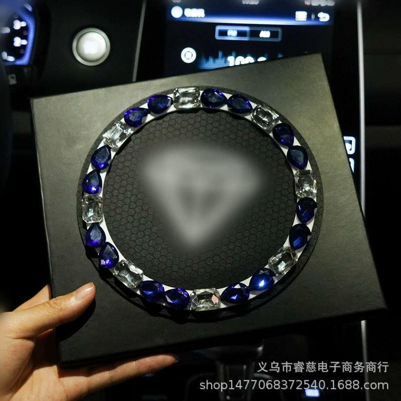 Car anti -sliding cushion cartoon diamond -mounted mobile phone pad in the cushion meter setting pad car cushion car with interior ornament cushion