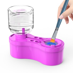 Brush Cleaner, Brush Paint Cleaning Box, Art Painting Palette, Watercolor Chinese Painting Pen Washing Cup, Cross-border