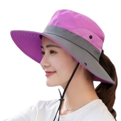 Cross-border fisherman hat women's summer outdoor sports sun hat new Korean version sun protection hat cycling foreign trade hat wholesale