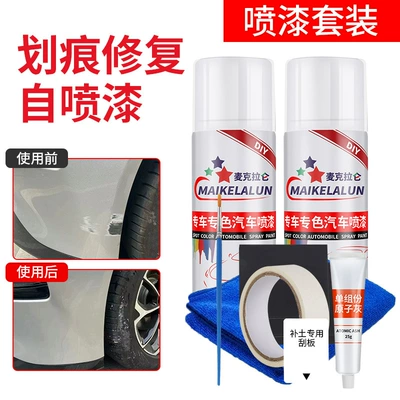 Wuling Rongguang Spray Paint for Self-Painting, Special Light Small Truck Diamond Silver Rongguang New Truck Clear Sky Silver Hand Spray Paint (Avtomobil boya qələmləri) - spray-paint-set-notes-model-color