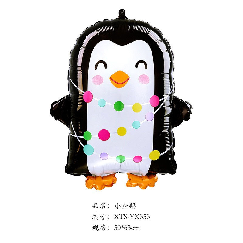 クロスボーダークリスマスサンタクロース杖ヘラジカスノーフレーク雪だるま漫画アルミフィルムバルーンクリスマスパーティー装飾ボール|undefined