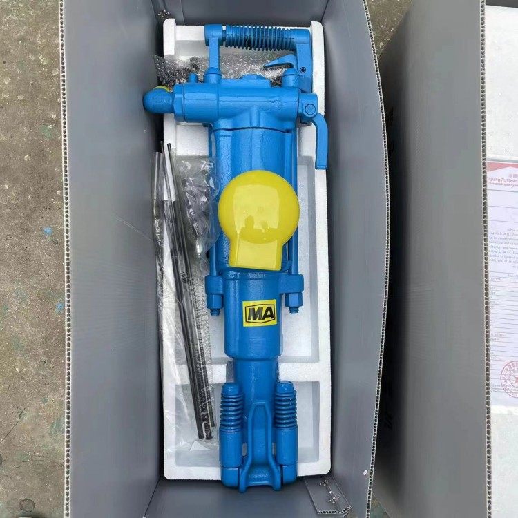 Equipo de perforación manual YT29S para perforación de túneles, perforadora de roca Red Five Ring YT29A específica para minas de carbón