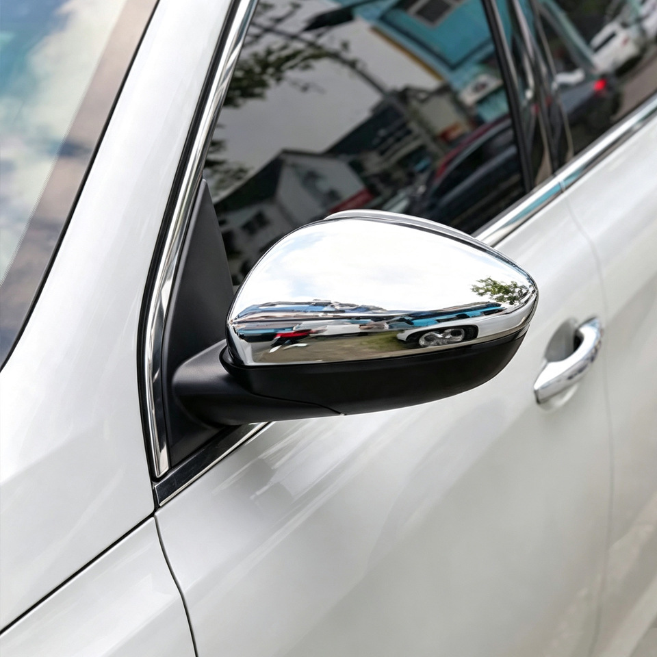 Suitable for Peugeot 2008 308 508 rearview mirror cover decorative adhesive type car exterior decoration