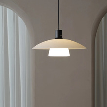 北欧丹麦设计师餐灯现代简约吧台饭厅卧室灯创意玻璃飞碟PH5吊灯