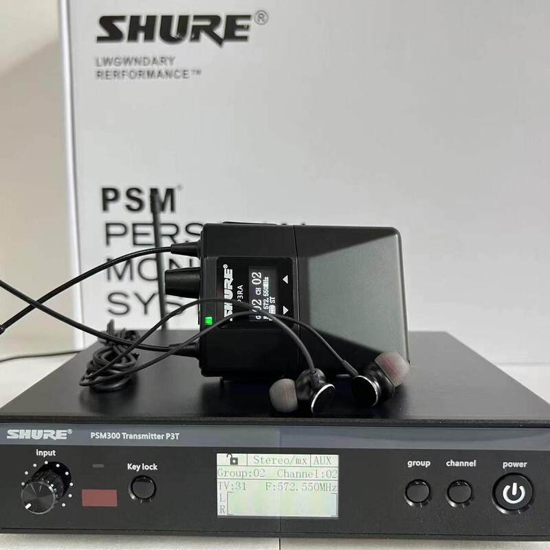 Shure/Psm300 Stereo Wireless In-Ear Monitors with Multiple Receivers for Performance Live Streaming Shure/Psm300 Stereo Wireless In-Ear Monitors with Multiple Receivers for Performance Live Streaming