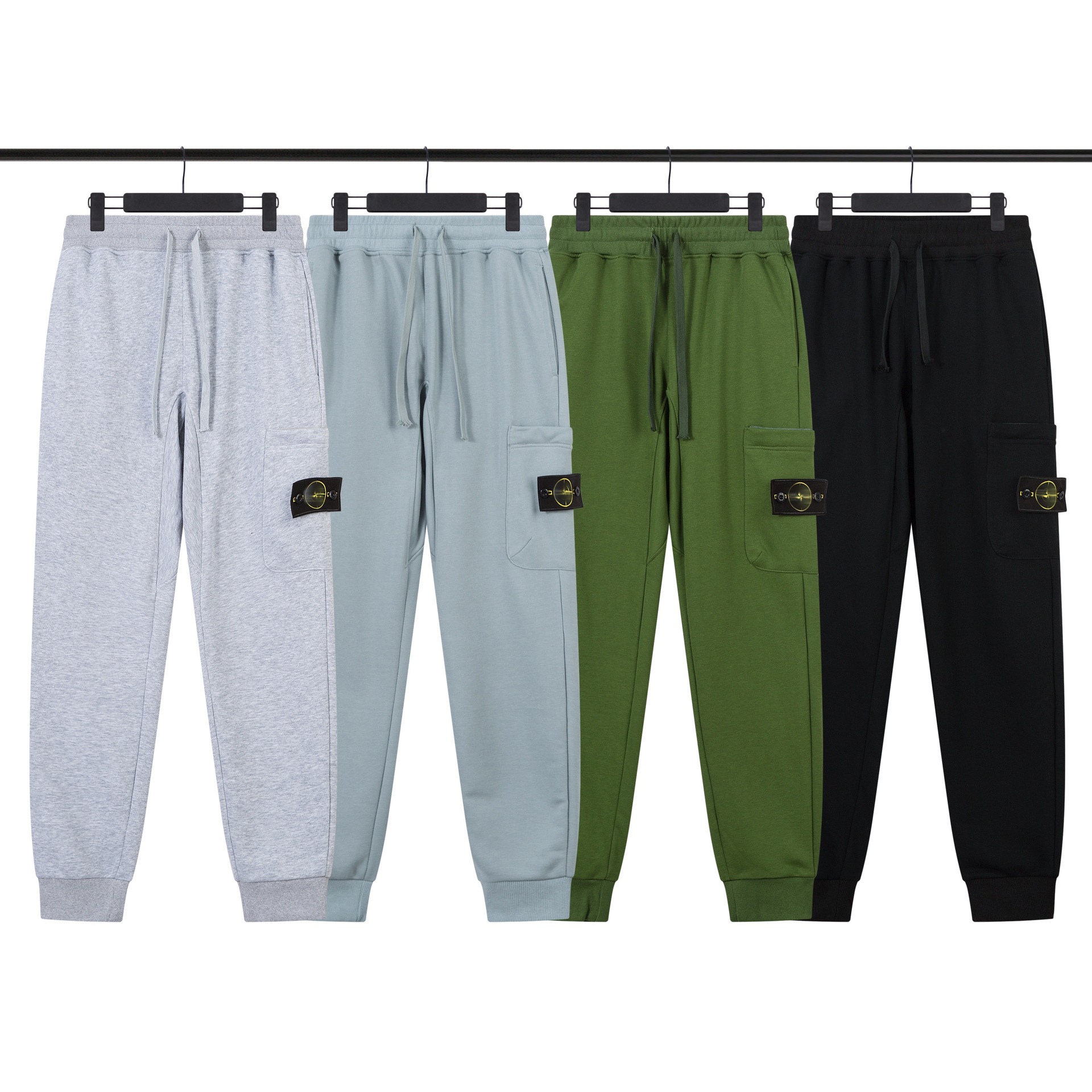 Cross-Border Stone Spring and Autumn New American Style Trendy Drawstring Elastic Waist Jogger Pants Versatile Casual Sweatpants