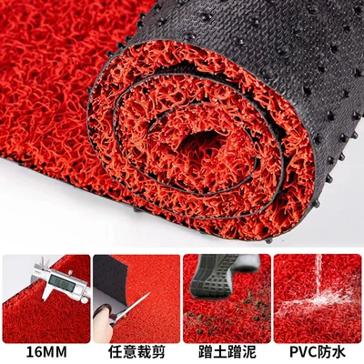 Avtomobil döşəmə paspasları, Floor Mats, Commercial Anti-Slip Mats for - big-red-nail-bottom-16mm-medium-thick-6080cm-car-drivers-position
