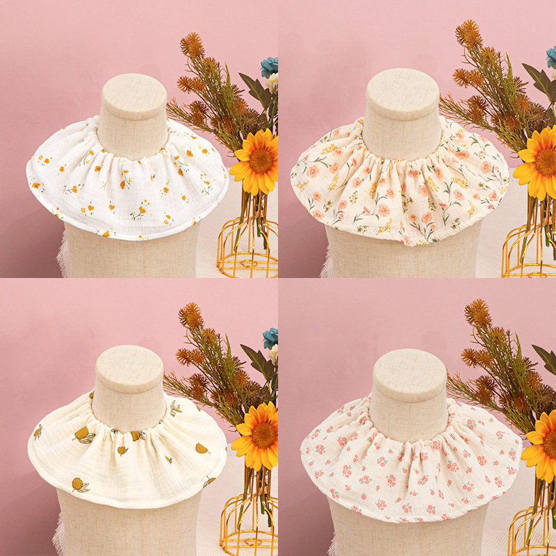 Verano bebé toallas de saliva 360 ajustable antibacteriano tipo A gaza de algodón puro baudales para hombres y mujeres bebés delbanos delbanos