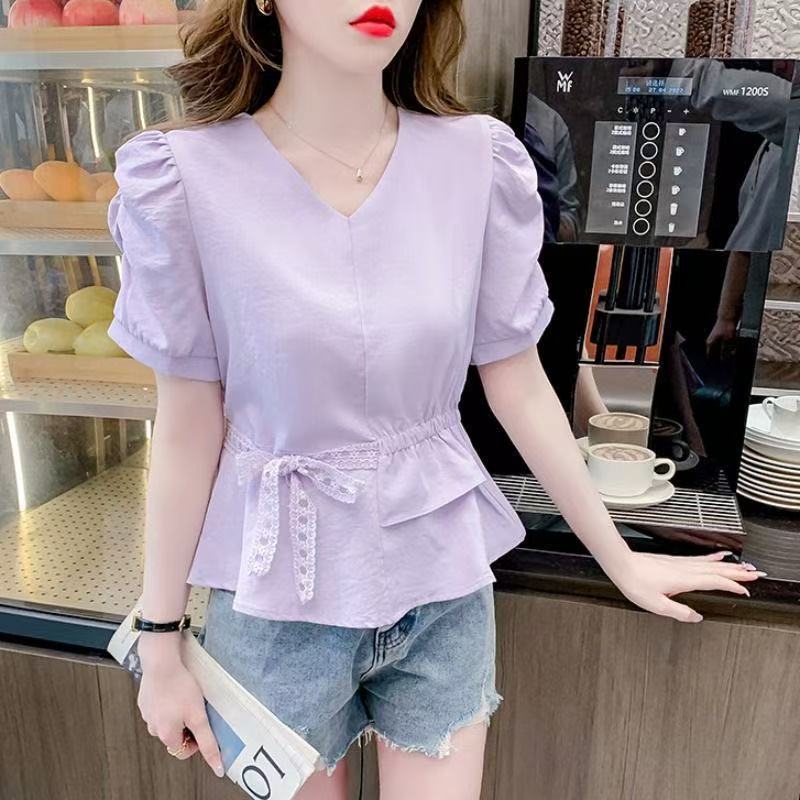2025 New Summer Style French Double-Layer Ruffled Lace Straps Fashionable Slim Shirt Fairy Top