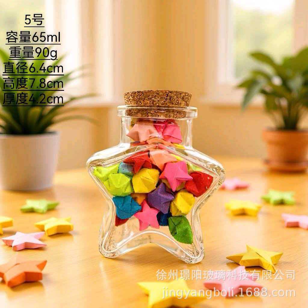 Fábrica al por mayor tapones DIY creativos botellas de vidrio transparente botellas flotantes botellas de mar de la suerte image 50