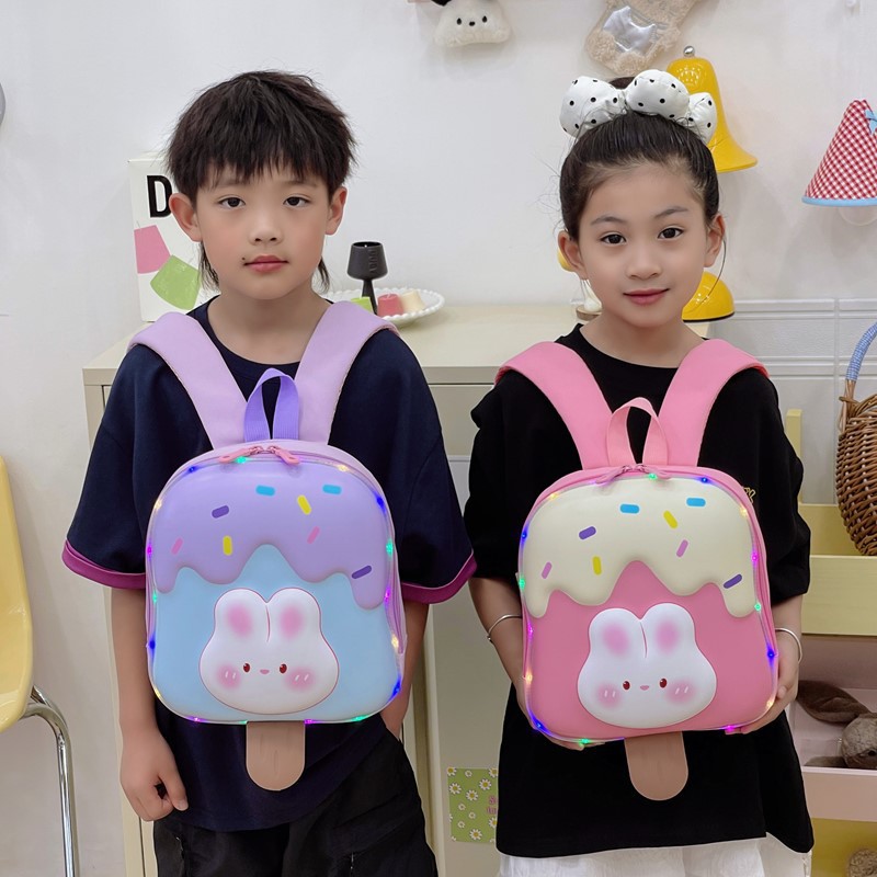 Nuevo lindo tendencia mochila infantil bebé niña niño bolso de postre ligero lindo jardín de infantes mochila