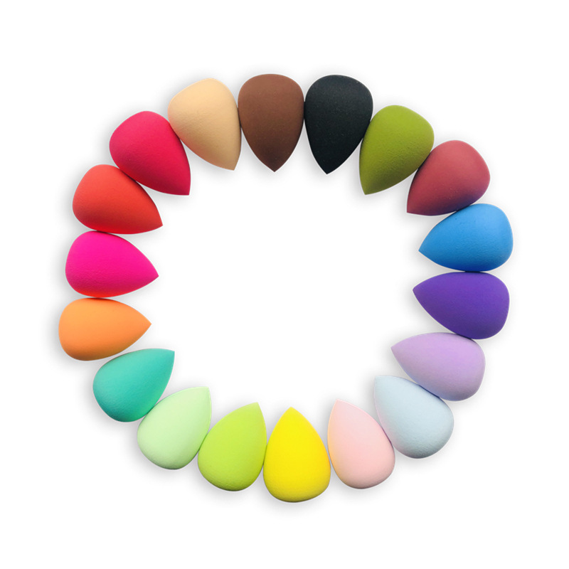 Belleza al por mayor huevo mojado y seco color huevo cáscara de huevo caja de almacenamiento portátil esponja puff herramientas de maquillaje
