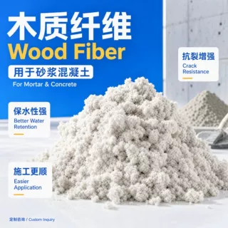 银鹤牌定制保温砂浆混凝土公路木质木浆白色灰色木质纤维
