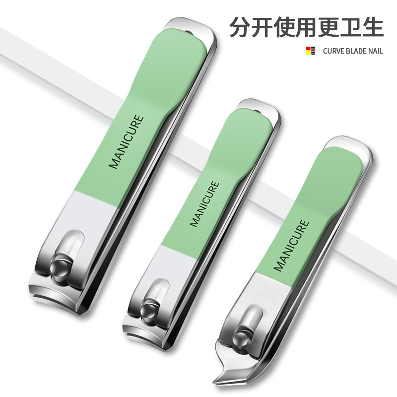 Cuchillo de pedicura de acero inoxidable de piel muerta, cortadora de uñas grises, conjunto de cortadores de uñas, pinza de garganta, pinza de uñas, pinza de uñas, pinza de uñas