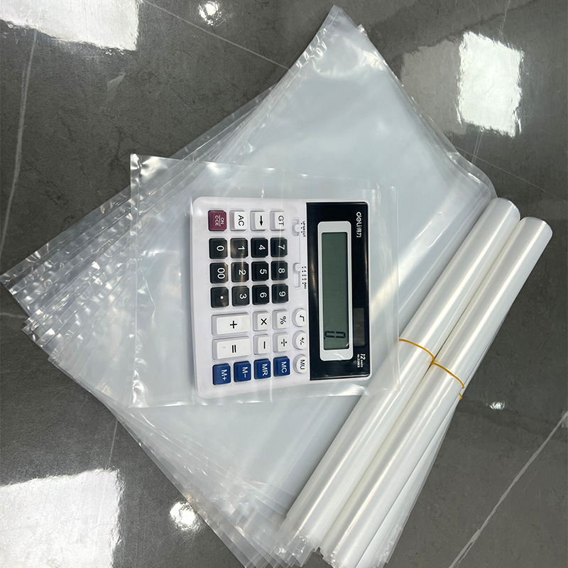 Venta al por mayor de fábrica PE bolsa cuadrada retráctil transparente PE bolsa retráctil de dos extremos