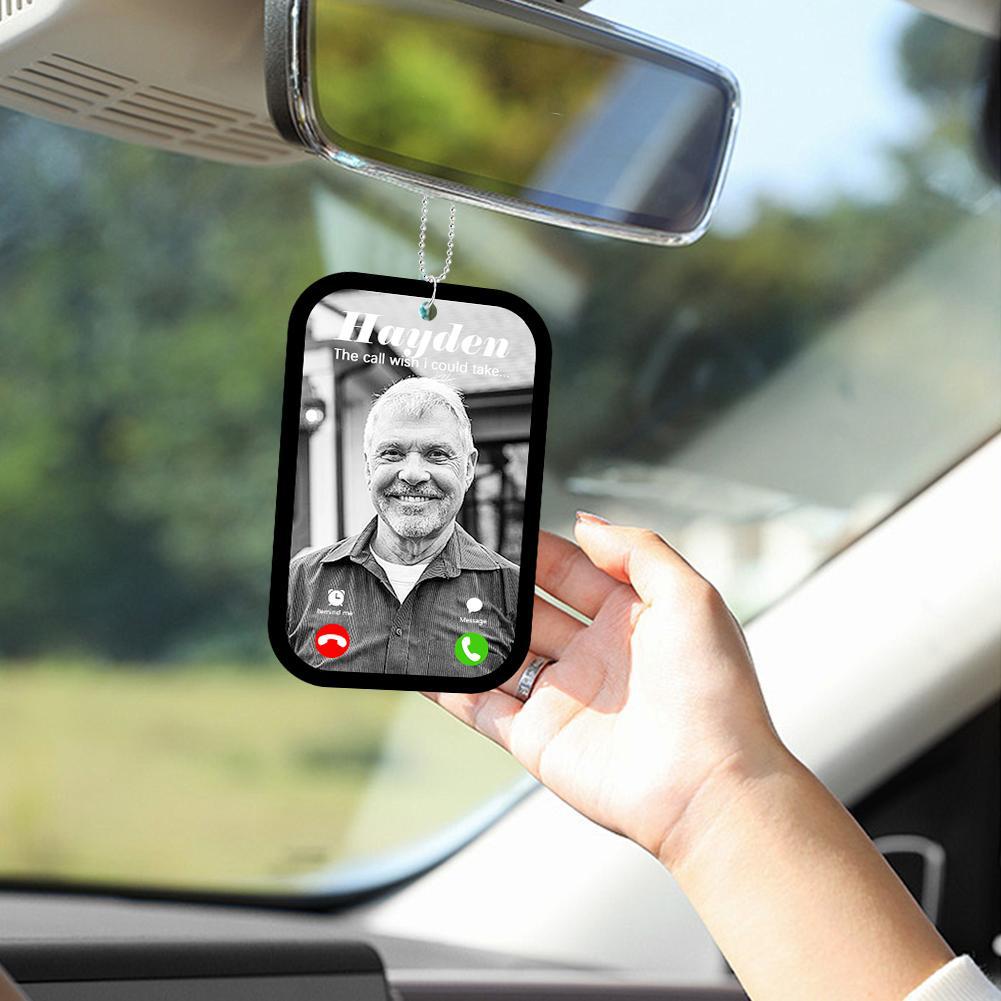 Acrylic Personalised Photo Keychain Flat Charm