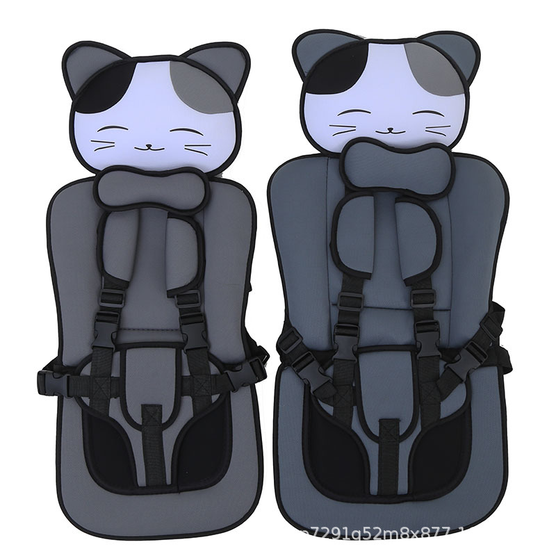 Mini Cat Model Non-Computer Electric Tricycle Seat Cushion Stroller Stroller Thickeneded Sponge Cushion Straps