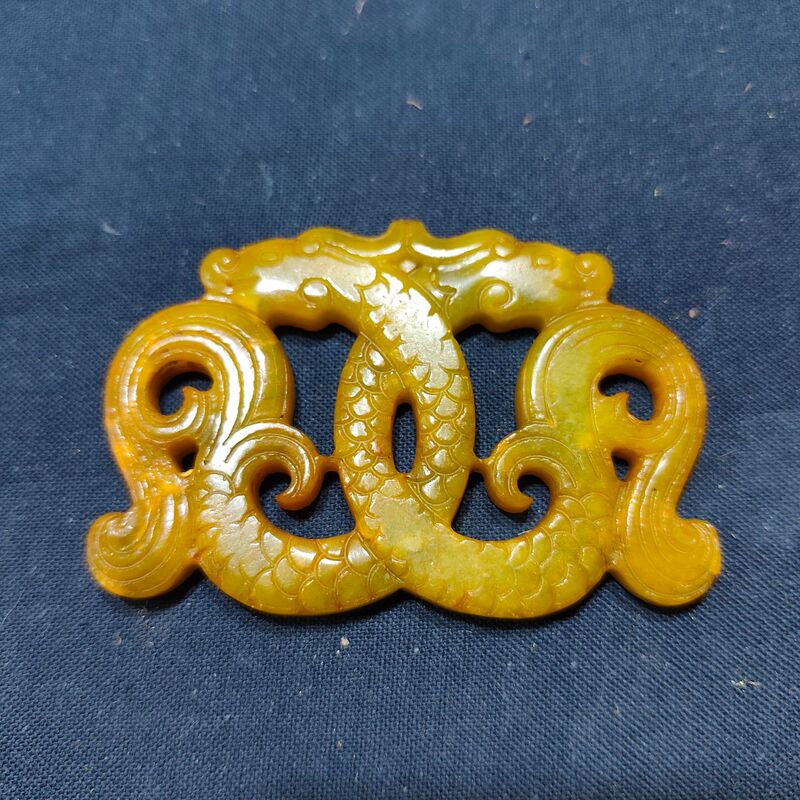 大量批发老岫玉古玩玉器捡漏做旧兽面镂空八卦古玉老玉挂件|undefined