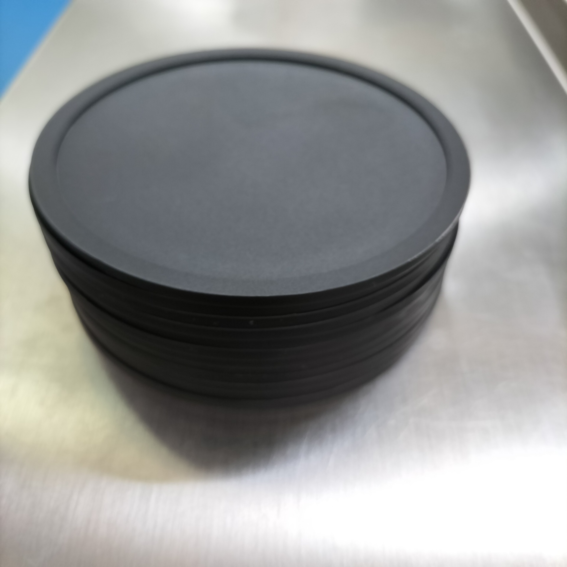 10cm 코스터 블랙 10팩