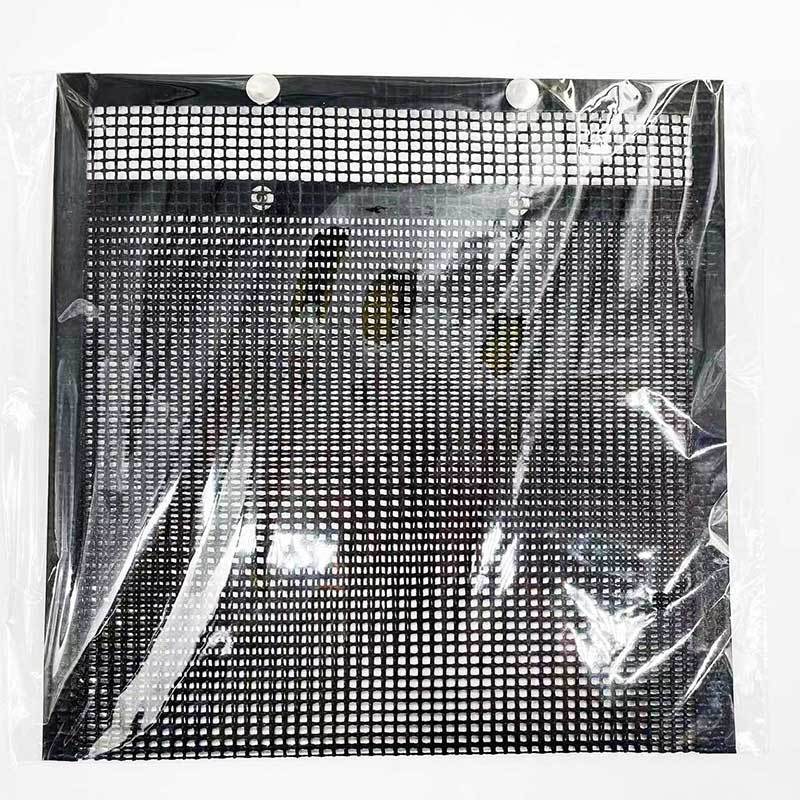 Venta al por mayor bolsa de malla de barbacoa de teflón bolsa de barbacoa antiadherente bolsa de barbacoa resistente a altas temperaturas bolsa de barbacoa al aire libre