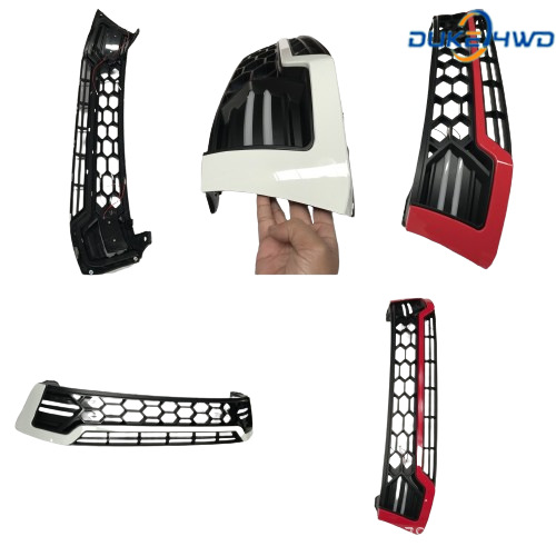 Suitable for Toyota Hilux Revo Front Grille, Pickup Truck Off-Road Front Grille Plastic Modification Parts