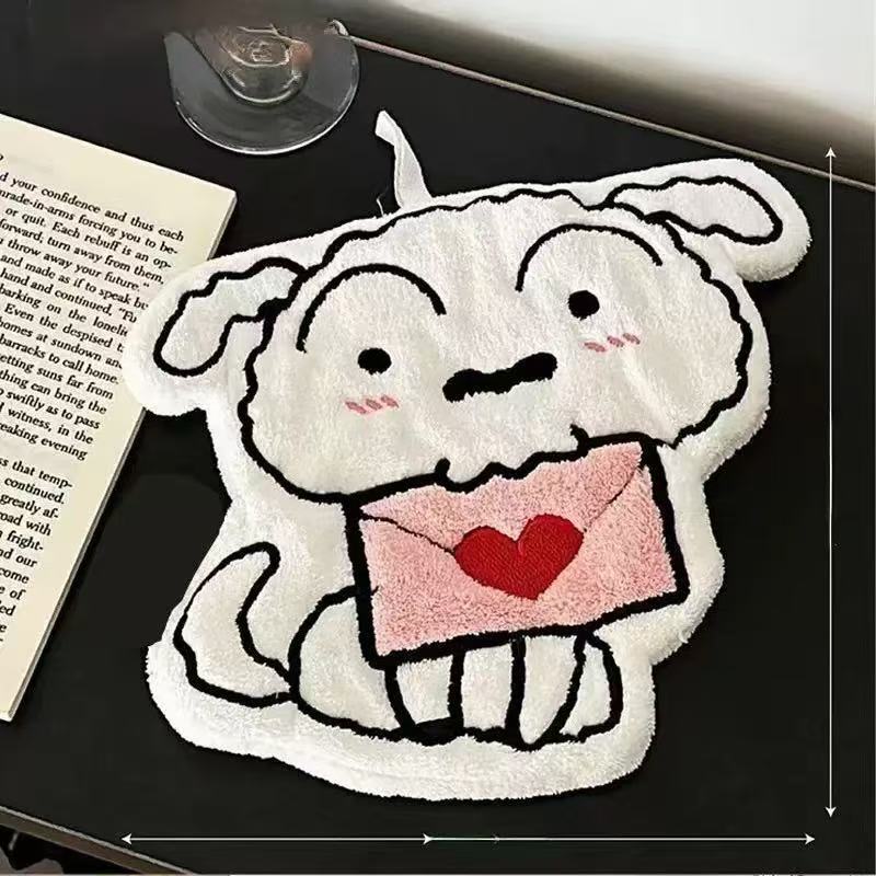 漫画の見栄えが良くかわいいハンドタオル、子供用吊り下げタオル、強力な吸水性、速乾性、糸くずの出ない、家庭用キッチン|undefined