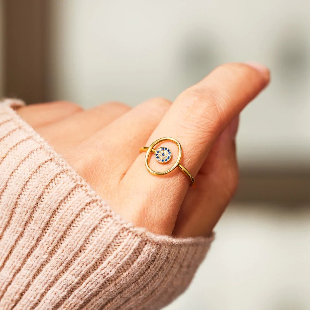 Daily Occasion Sterling Silver Material Sterling Silver Zircon Geometric Rings