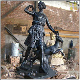 可定制园林人物雕塑 西方人物雕塑图片 西方人物女雕塑 园林人物