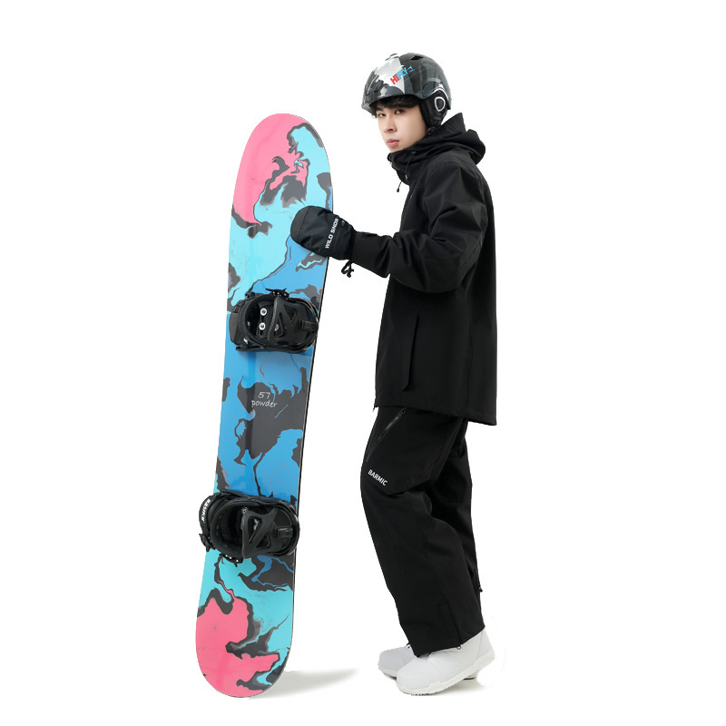 wildsnow winter men's and women's veneer professional ski suit warm wear-resistant breathable ski jacket hard shell jacket