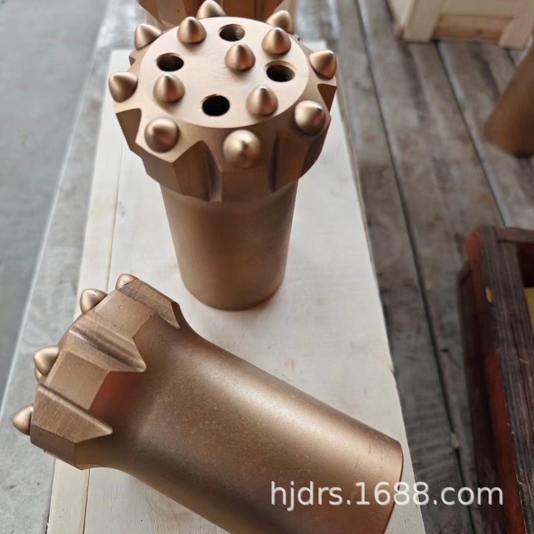 现货供应凿岩机钎头金矿铁矿用38mm风钻头钻头煤矿用球 齿钻头