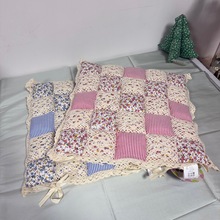 椅子坐墊純棉座墊手工鈎針片椅墊全棉加厚餐椅墊椅子墊電腦椅