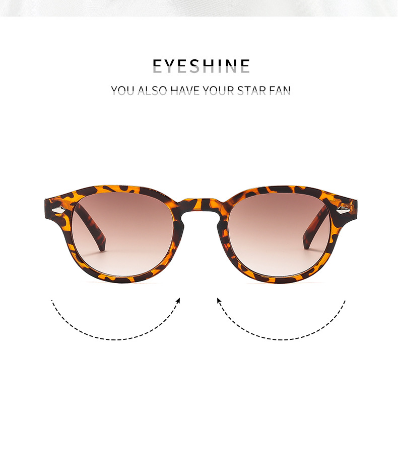 24g Weight Full Frame Glasses Structure Sunglasses Classification Ac, UV400 Protection Lens Material Round Frame Glasses Style Outdoor, Travel Occasion Solid Color Pattern Men's Gender IG Style, Streetwear Style Grey, Black Color IG Style Streetwear Solid Color Ac UV400 Protection Round Frame Full Frame Men's Sunglasses 4