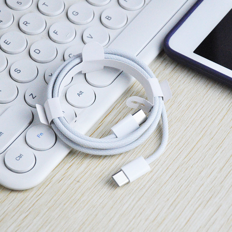 アップルiPhone15データケーブルを適用して携帯電話ipadノートパソコンのダブルtypec/pd充電ケーブルを編む|undefined