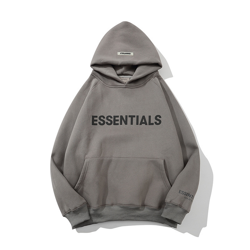 工厂复线Esse批发新款胸前LOGO连帽卫衣FOGntials|undefined
