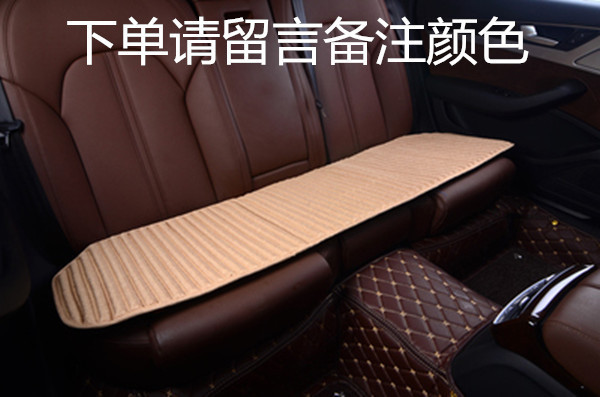 亚麻汽车坐垫免绑春夏季节无靠背三件套四季通用座垫防滑荞麦壳垫|undefined