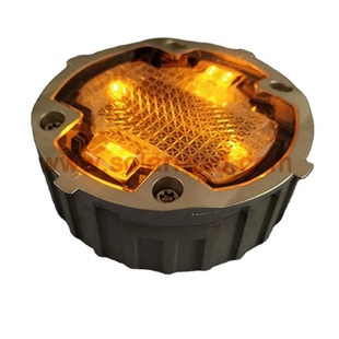 Cast aluminum shell high transparent lens solar underground lamp